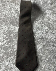 Christian Dior Mens Necktie All Silk Made In USA Brown - Picture 1 of 6