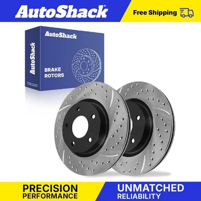 Front Drilled Slotted Brake Rotors for 2007-2013 Nissan Altima 2.5L 3.5L - Image 1 of 4