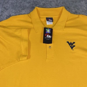 West Virginia Mountaineers Poloshirt Herren XL gelb TSI Sportswear - Bild 1 von 10