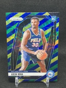 2024-25 Panini Prizm Choice Blue Yellow Green Adem Bona Rookie 76ers No. 267 - Foto 1 di 2