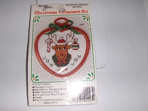 NEW The New Berlin Co. Counted Cross Stitch Kit - mini with frame- Joy - Picture 1 of 2