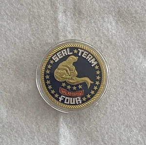 SEAL TEAM FOUR Department of the Navy USA CHALLENGE COIN *Versand kostenlos - Bild 1 von 2