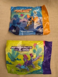(2) Juguete de comida para niños Wendy’s Starlinks astronautas y extraterrestres-alien Crawler & Transpor - Imagen 1 de 6