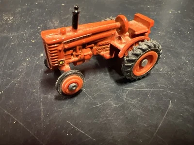 Vintage John Deere Model MI Tractor Orange 1/64 Scale 2” Length Farm Small Toy - Image 1 of 4