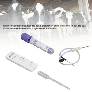 Bovine Cow Rapid Early Pregnant Pregnancy Test Kit Pregnancy Test Card For - Picture 1 of 24