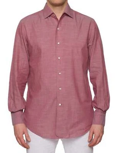LORO PIANA "André Pad" Handmade Cotton-Cashmere Shirt NEW - Picture 1 of 7