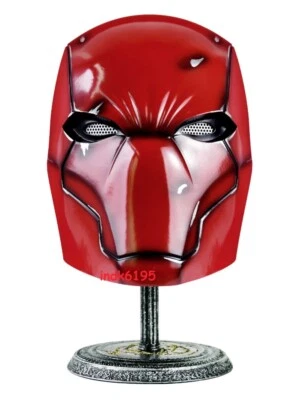Batman Red Hood Red Helmet Full Face Mask Cosplay Prop Halloween Party Helmet  - Image 1 of 4