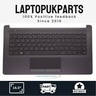 Fits For Hp 14-Cm0004nb Keyboard Complete Housing Palmrest + Touchpad Uk Black