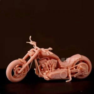 D007 Harley Motorcycle 1/64 or 1/43 Miniature Model Resin - Picture 1 of 2