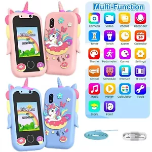 Kids Smart Phone Digital Touchscreen Toddler Toy for Boy Girls Educational Games - Picture 1 of 15