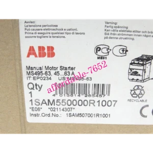 Brand New in Box  MS495-63 1SAM550000R1007 ABB Engine Starter DHL or FedEx - Picture 1 of 3