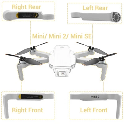 Para DJI Mavic Mini (SE)/Mini 2/Mini 3 Pro Piezas de Reparación Originales Brazo Carcasa Cubierta Foto 1 de 4