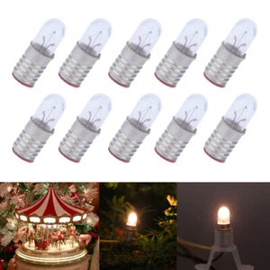 10Pcs Replacement Light Bulbs For Mr.Christmas Holidays Carousels (1990&up) - Picture 1 of 7