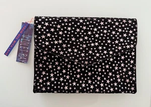 Violet Ray Starlight Star Printed Envelope Clutch NWT - Picture 1 of 10