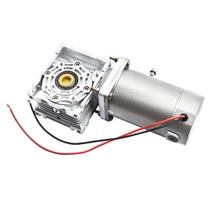 Motore Rame Puro Spazzolato Argento 200W Motoriduttore Velocità 1800RPM Worm Gear Motor - Foto 1 di 10
