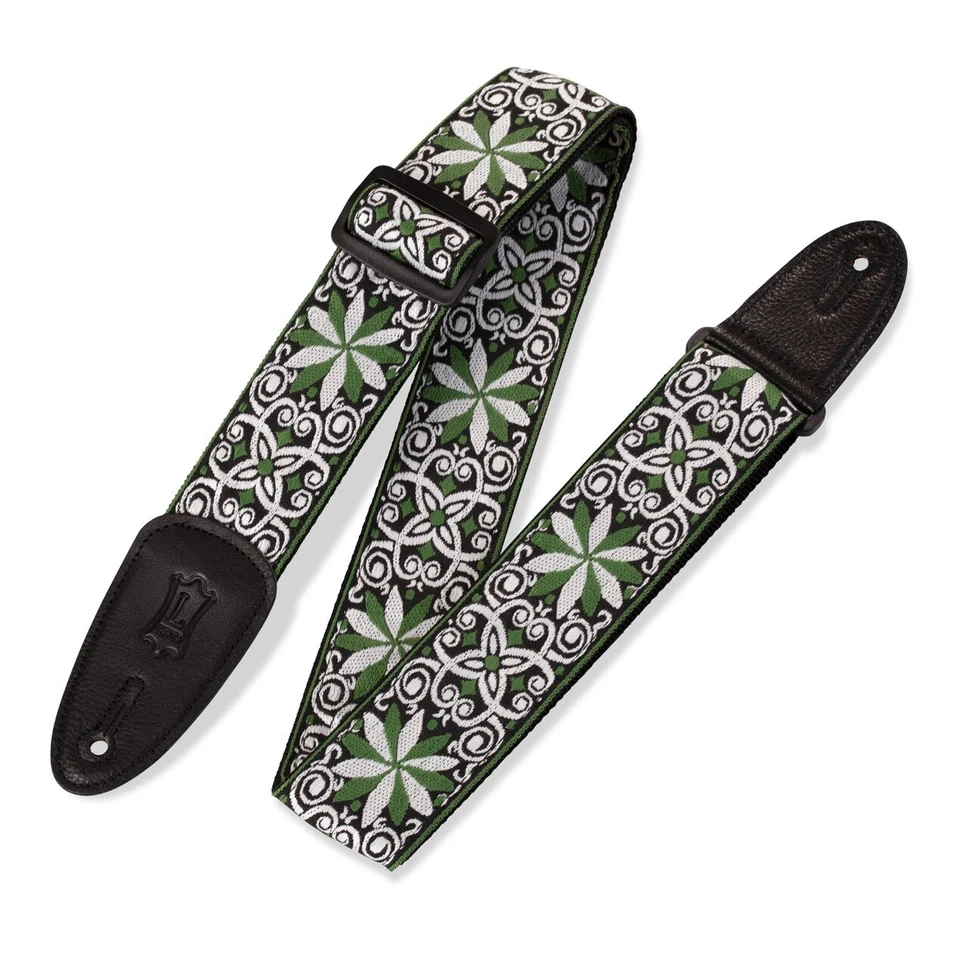 Levy's 2" 60's Hootenanny Jacquard Weave alça de guitarra com apoio de polipropileno - Imagem 1 de 1