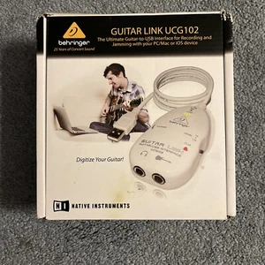 Behringer Guitar Link UCG102 USB Audio Interface NIOB - Picture 1 of 2