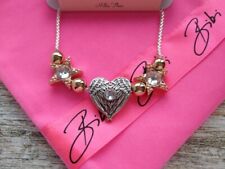 Bibi Bijoux Angel Wings Heart & Stars Charm Bracelet & Gift Pouch