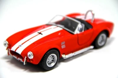 Nuevo 5" Kinsmart 1965 Shelby Cobra 427 S/C Diecast Modelo Coche de Juguete 1:32 Rojo Foto 1 de 4