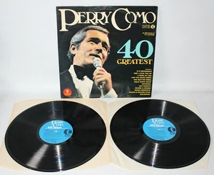 Perry Como - 40 Greatest - 1975 Double Vinyl LP - K-Tel NE 700 - Picture 1 of 11