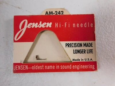 Aguja tocadiscos vintage Jensen AM-242 reemplaza a Amer. Mico. CO-2, CS-2 Foto 1 de 2