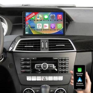 Für Mercedes Benz C Klasse W204 S204 C180 Android 13 Autoradio Carplay Nav 2+32G - Bild 1 von 23