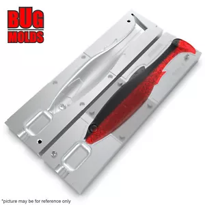 Bait DIY Fishing Mold Soft Plastic Baits Lure Plastisol Bass MagdraftFreestyle - Picture 1 of 3