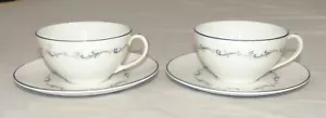 Royal Doulton Coronet TWO Tea Cups and Saucers - Excellent - Picture 1 of 7