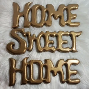 Wandtafeln "Home Sweet Home" aus Holz - Vintage - Dekor ca. 14,5 x 5,5 Zoll - Bild 1 von 5