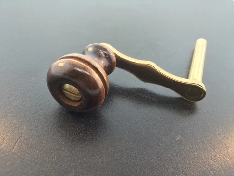 Grandfather Clock Winding Key Crank Winder Howard Miller Sligh Ridgeway Pearl Cover