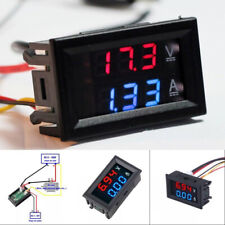 Dual LED 3 Digit Digital DC 100V 10A Voltmeter Ammeter Voltage Amps Power Meter
