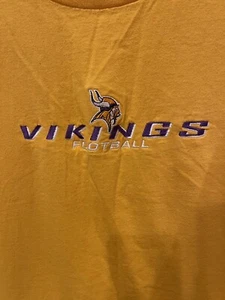T-shirt vintage Lee Sport Minnesota Vikings taglia grande logo ricamato-htb - Foto 1 di 4