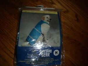 Guardian Gear Blue Pet Safety Vest Reflective Stripes Med Dog 16" NEW