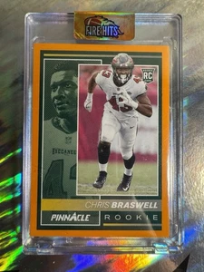 2024 Encore Pinnacle Chris Braswell Orange /99 Rookie Card Tampa Bay Buccaneers - Picture 1 of 3
