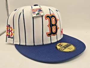 Boston Red Sox MLB Hat Cap Big League Chew Fitted New Era 59FIFTY Sz 7 3/8 NEW - Picture 1 of 7