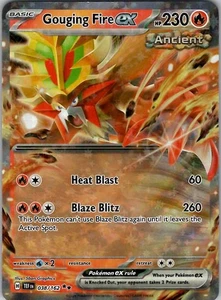 Gouging Fire ex Double Rare SV05: Temporal Forces 038/162 NM - Picture 1 of 2