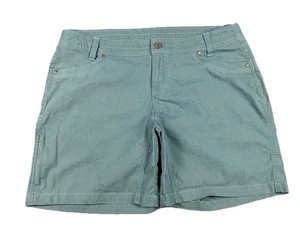 Pantaloncini da trekking Kuhl Splash donna taglia 16 tela leggera verde utility #6078 - Foto 1 di 6