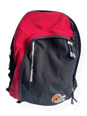 Lowe Alpine Solo 30 Vintage Wanderrucksack Rucksack | 30L Daypack | Rot & Schwarz - Bild 1 von 4