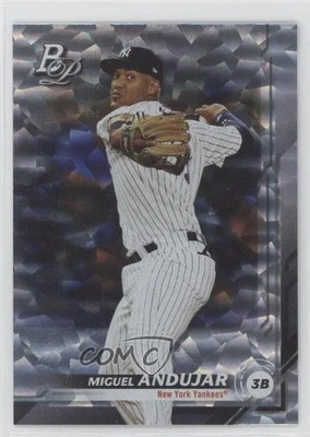 2019 Bowman Platinum Wal-Mart Icy Foil Miguel Andujar #99 - Image 1 of 2