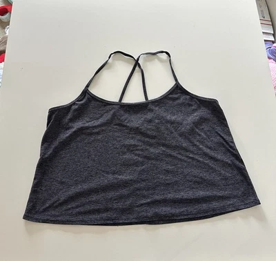 Beyond Yoga Featherweight Drift Away Sleep Tank Spacedye Dark Gray XL - Image 1 of 4
