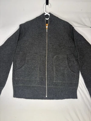 Dockers K-1 Khakis Grey Wool Jacket-Men’s Large Military Full-Zip - Image 1 of 4