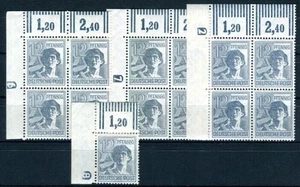 ALLIED OCCUPATION 1947 947DZ ** MNH PRINTER'S MARK per 4 240€(D8318 - Picture 1 of 1