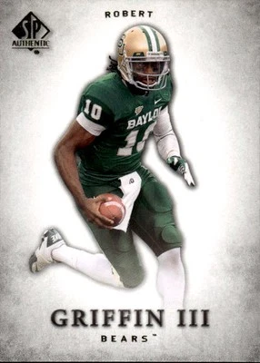 2012 SP Authentic Robert Griffin III #10 Baylor Bears 20P - Image 1 of 2