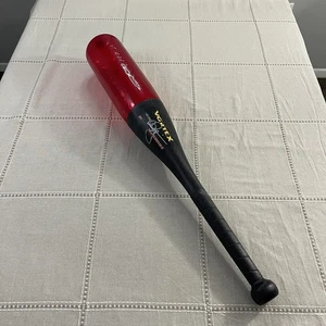 De colección 1998 Mark McGwire Vortex Power Bat presión de aire rojo y negro plástico  - Imagen 1 de 10