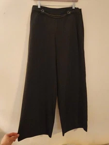Carmen Marc Valvo Size 8 Black Mid Rise Symphony Dress Pants CV400027 NWT - Picture 1 of 10
