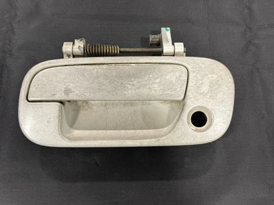 White 1997-2001 Honda Prelude Driver Left LH Side Outer Door Handle 97 98 99 - Image 1 of 4