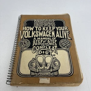 Vintage How To Keep Your Volkswagen Alive Car Repair Manual John Muir 1969 - Picture 1 of 8