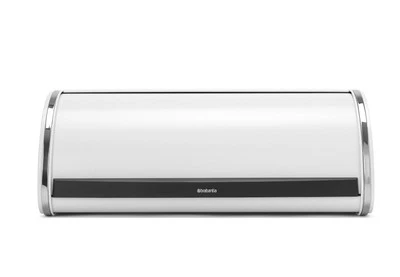 Cubo de pan blanco Brabantia con tapa enrollable. 17,5" Foto 1 de 4
