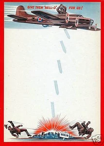 Foglio stazionario hitler anni 40 seconda guerra mondiale umoristico esercito americano #3 - Foto 1 di 1