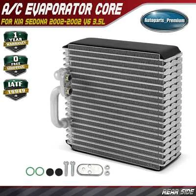 Núcleo evaporador de aire acondicionado lateral trasero con placa de prensado para Kia Sedona 2002 V6 3,5 L Foto 1 de 4
